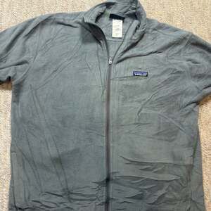 Patagonia Men's Micro D Full-Zip Fleece Jacket Gray Size L